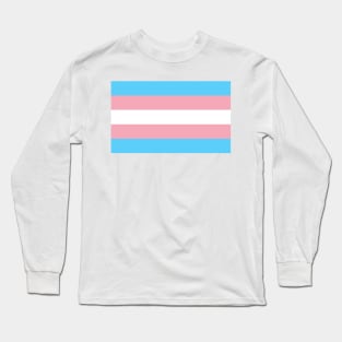 Trans Pride Flag Long Sleeve T-Shirt